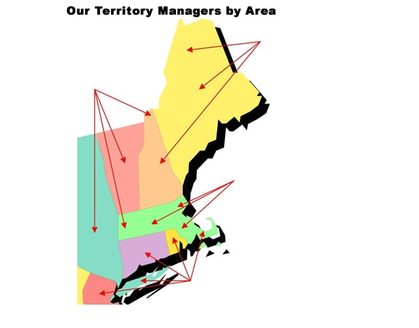 Our Territory Managers by Area